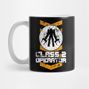 Power Loader Operator Class 2 Rated Aged Print Mug